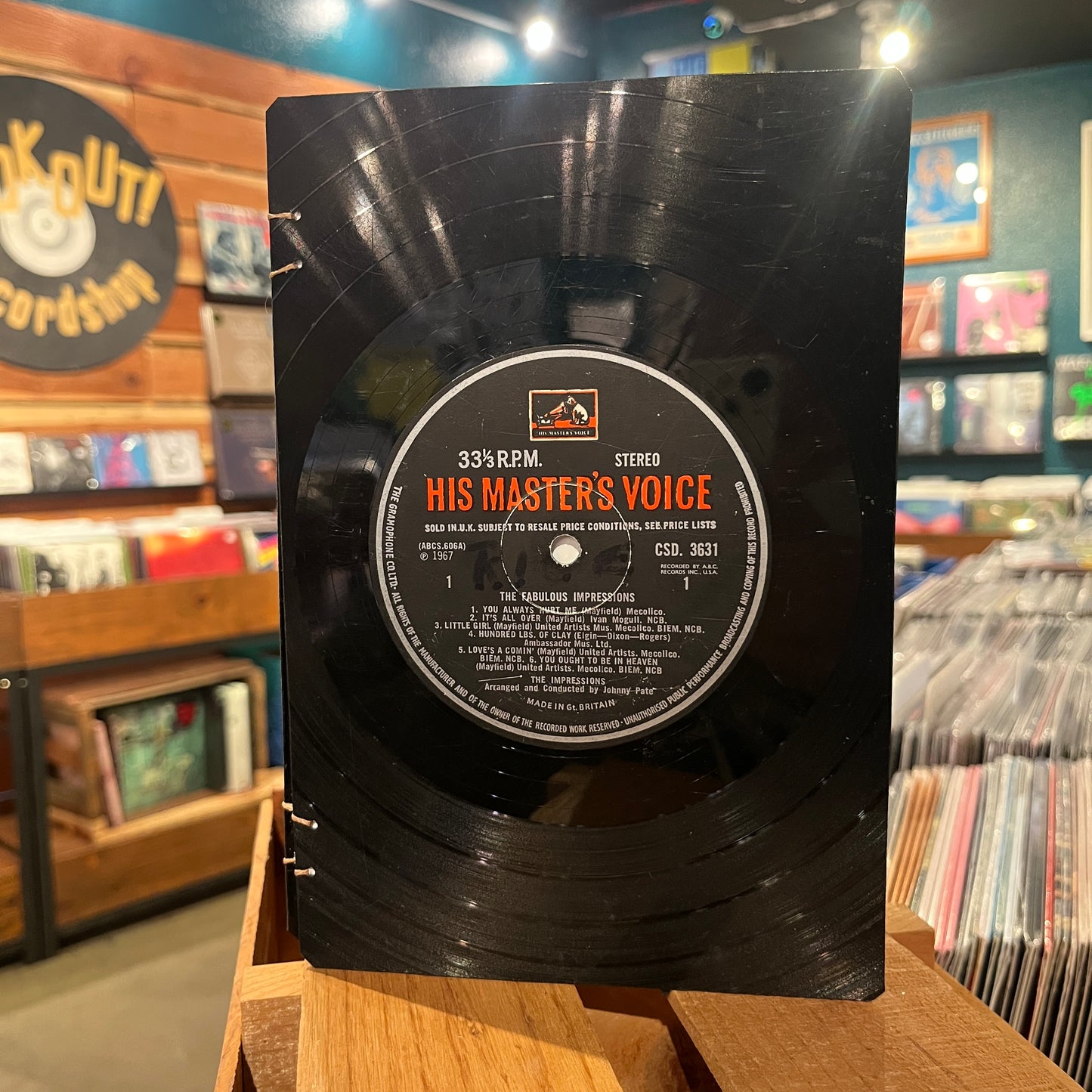 Four Tops / The Impressions Recycled Vinyl Journal