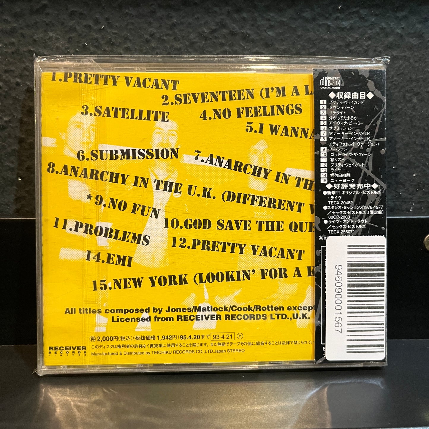 Used CD: Sex Pistols "No Future U.K?" CD (1993 Japanese Press)