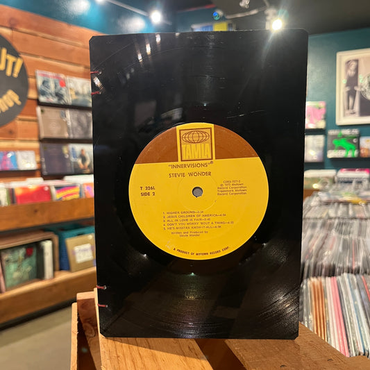Stevie Wonder / Curtis Mayfield Recycled Vinyl Journal