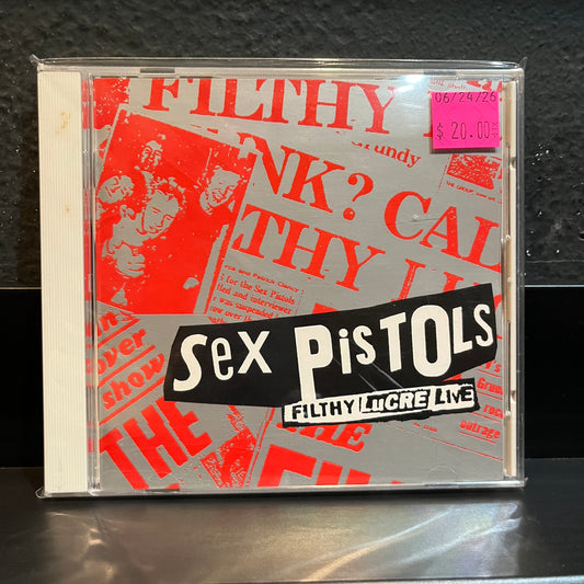 Used CD: Sex Pistols "Filthy Lucre Live" CD (1996 Japanese Press w/ Bonus Tracks)