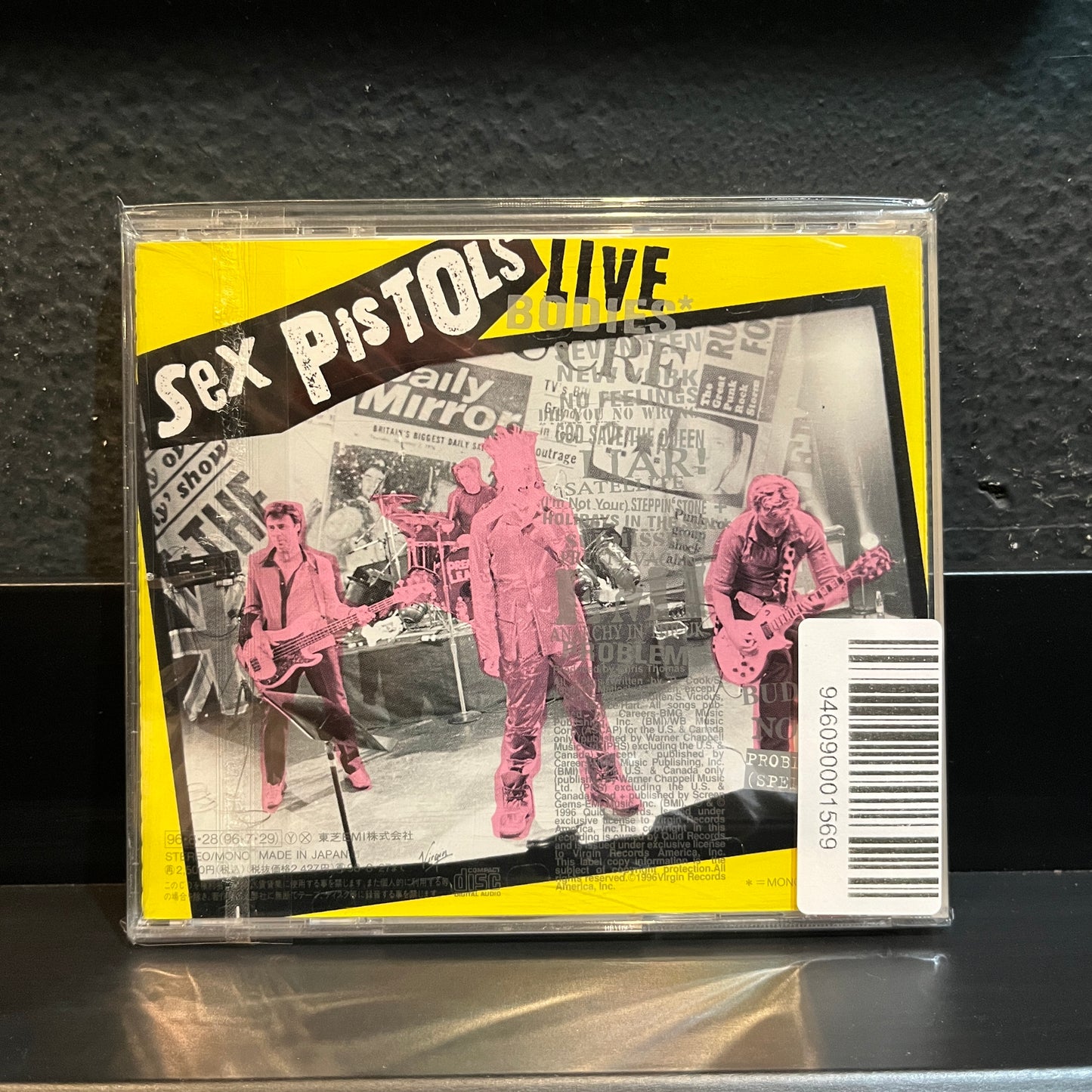 Used CD: Sex Pistols "Filthy Lucre Live" CD (1996 Japanese Press w/ Bonus Tracks)