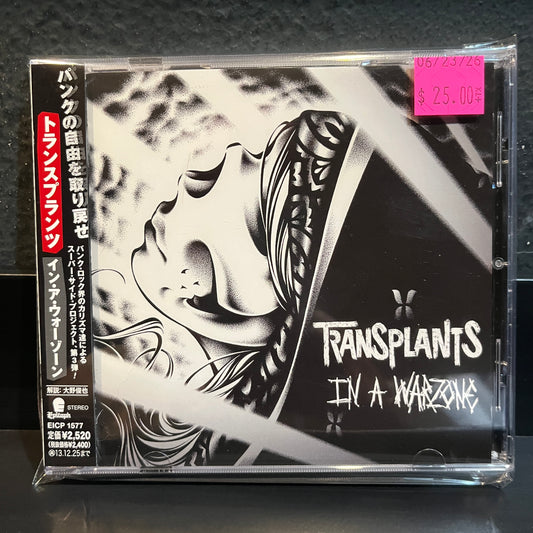 Used CD: Transplants "In A Warzone" CD (2013 Japanese Press)