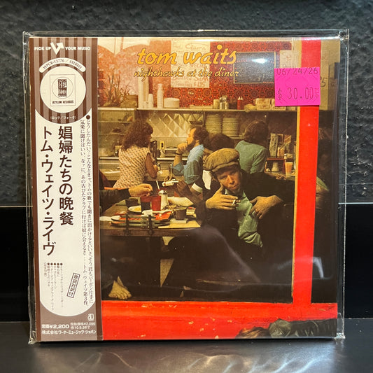 Used CD: Tom Waits "Nighthawks At The Diner" CD (2010 Japanese Mini Album Replica)