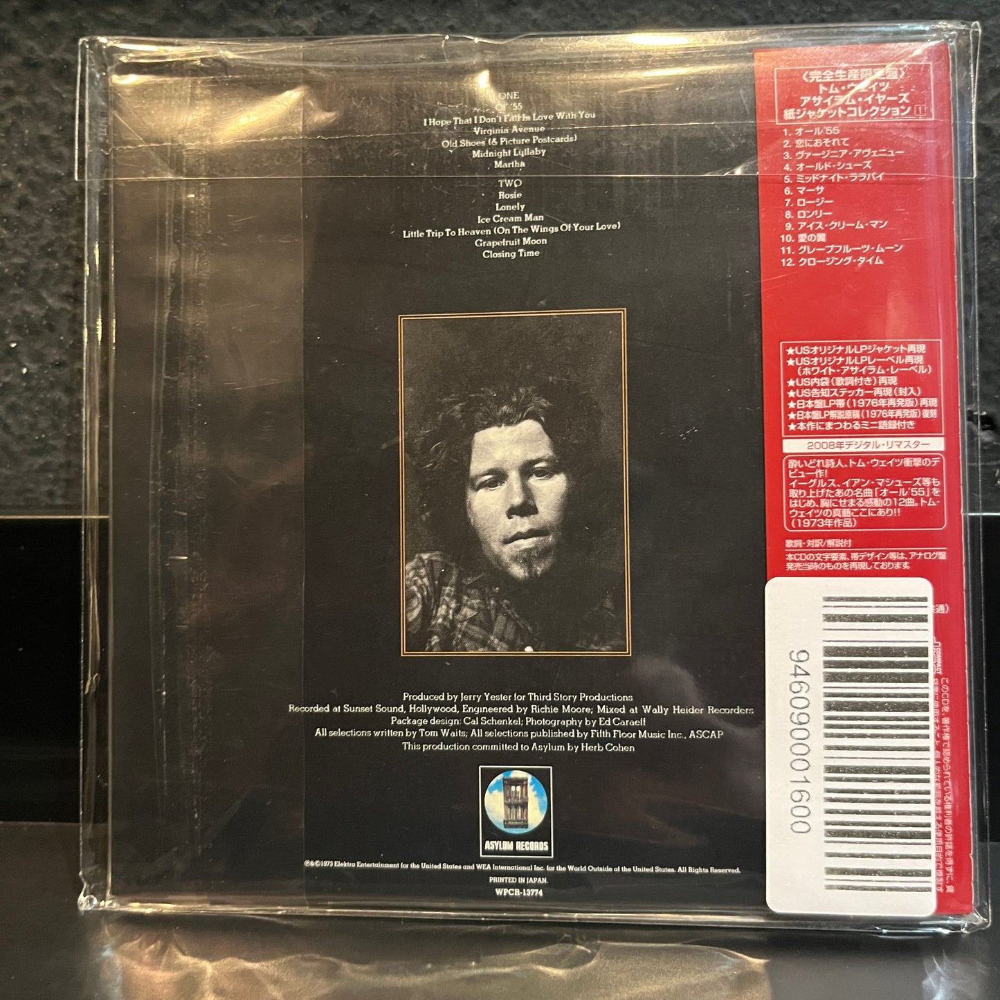 Used CD: Tom Waits "Closing Time" CD (2010 Japanese Mini Album Replica in Shrink w/ Hype!)