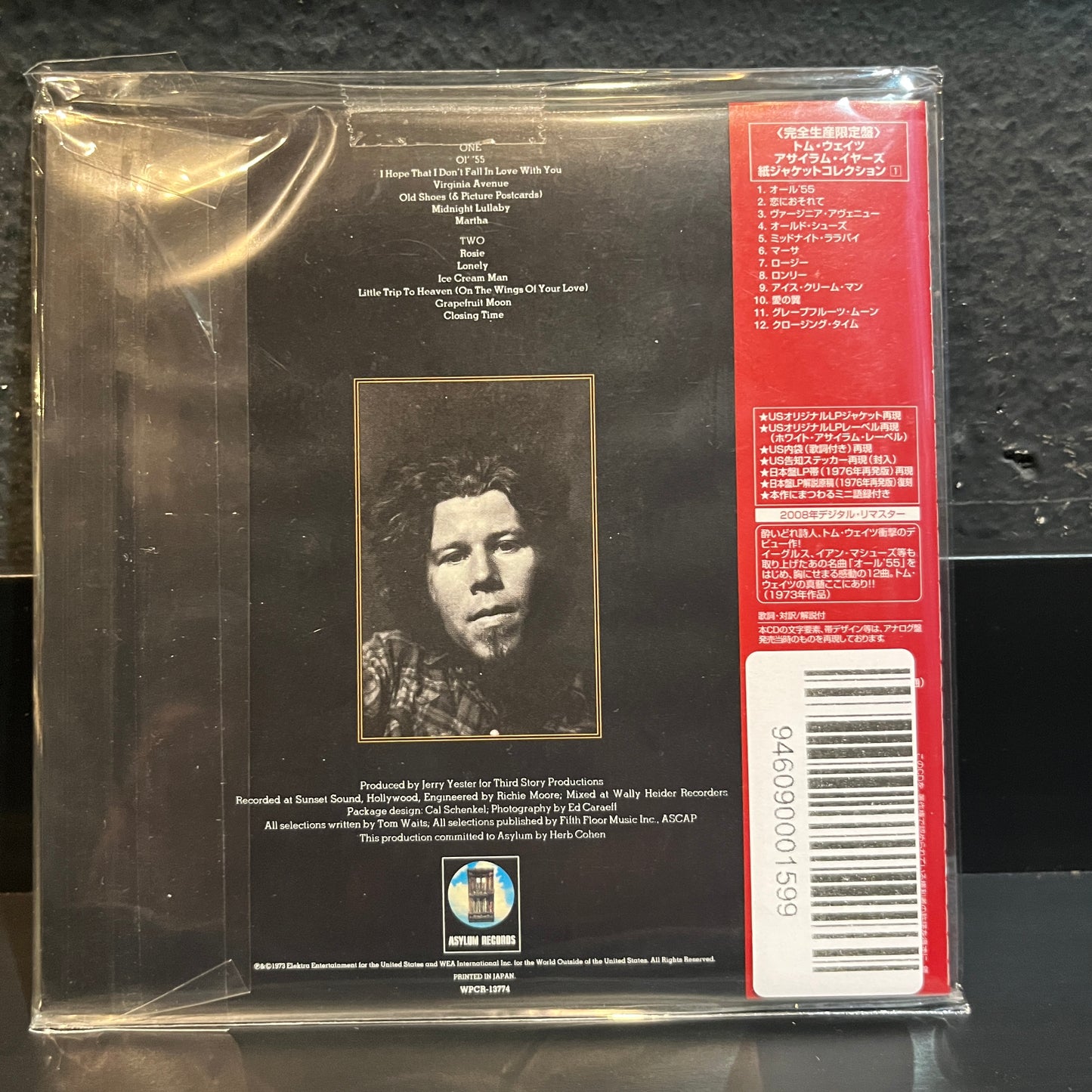 Used CD: Tom Waits "Closing Time" CD (2010 Japanese Mini Album Replica in Shrink w/ Hype!)