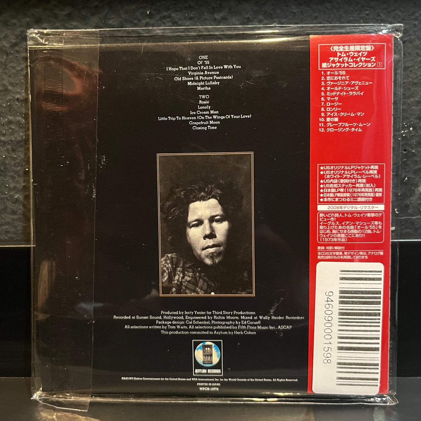 Used CD: Tom Waits "Closing Time" CD (2010 Japanese Mini Album Replica)