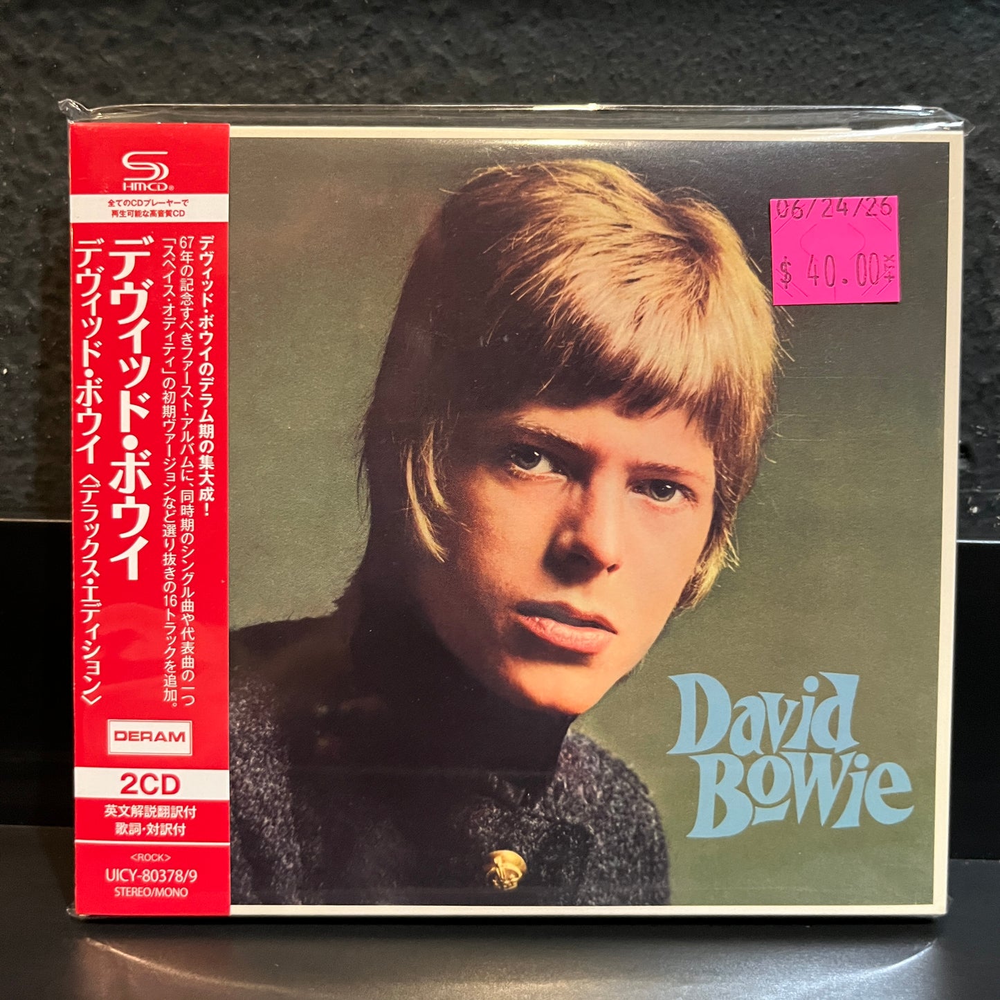 Used CD: David Bowie "S/T" 2xCD (2024 Japanese Press)