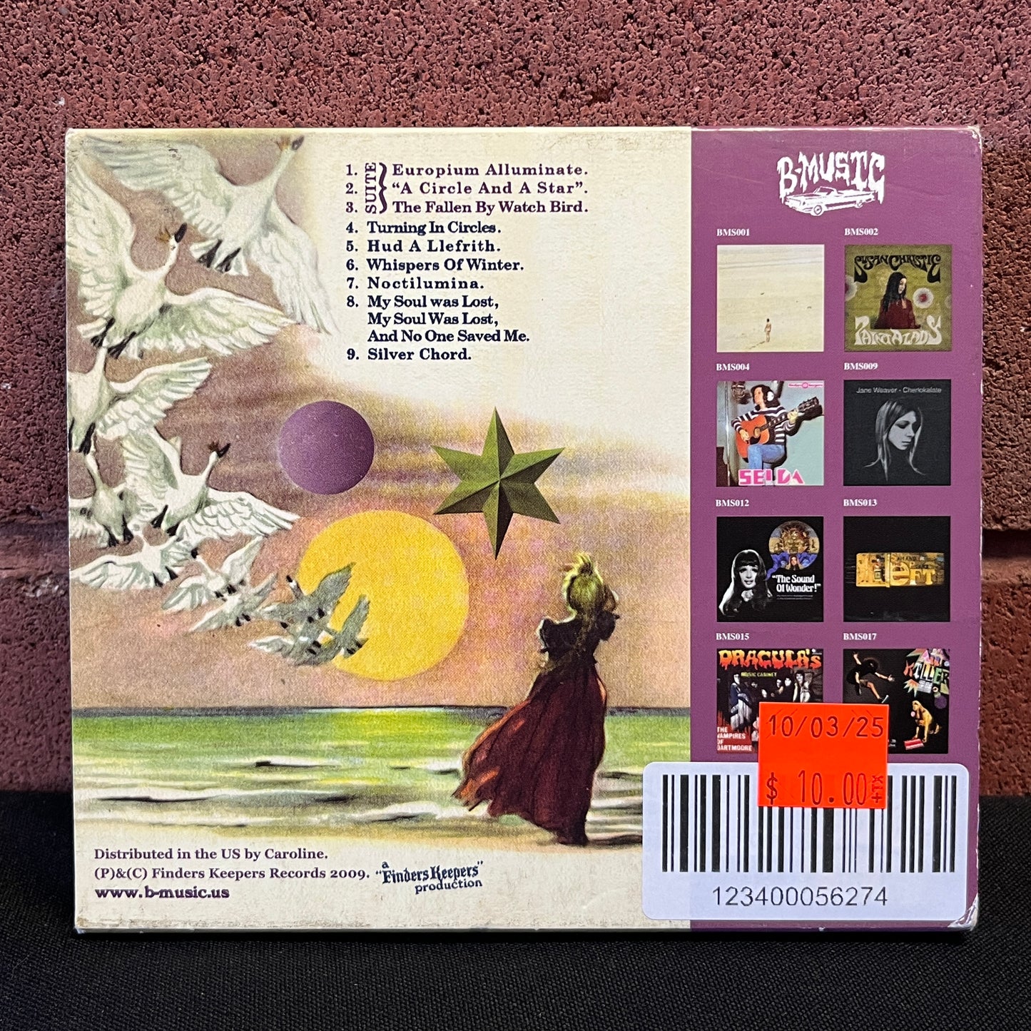 Used CD: Jane Weaver Septième Soeur "The Fallen By Watch Bird" CD