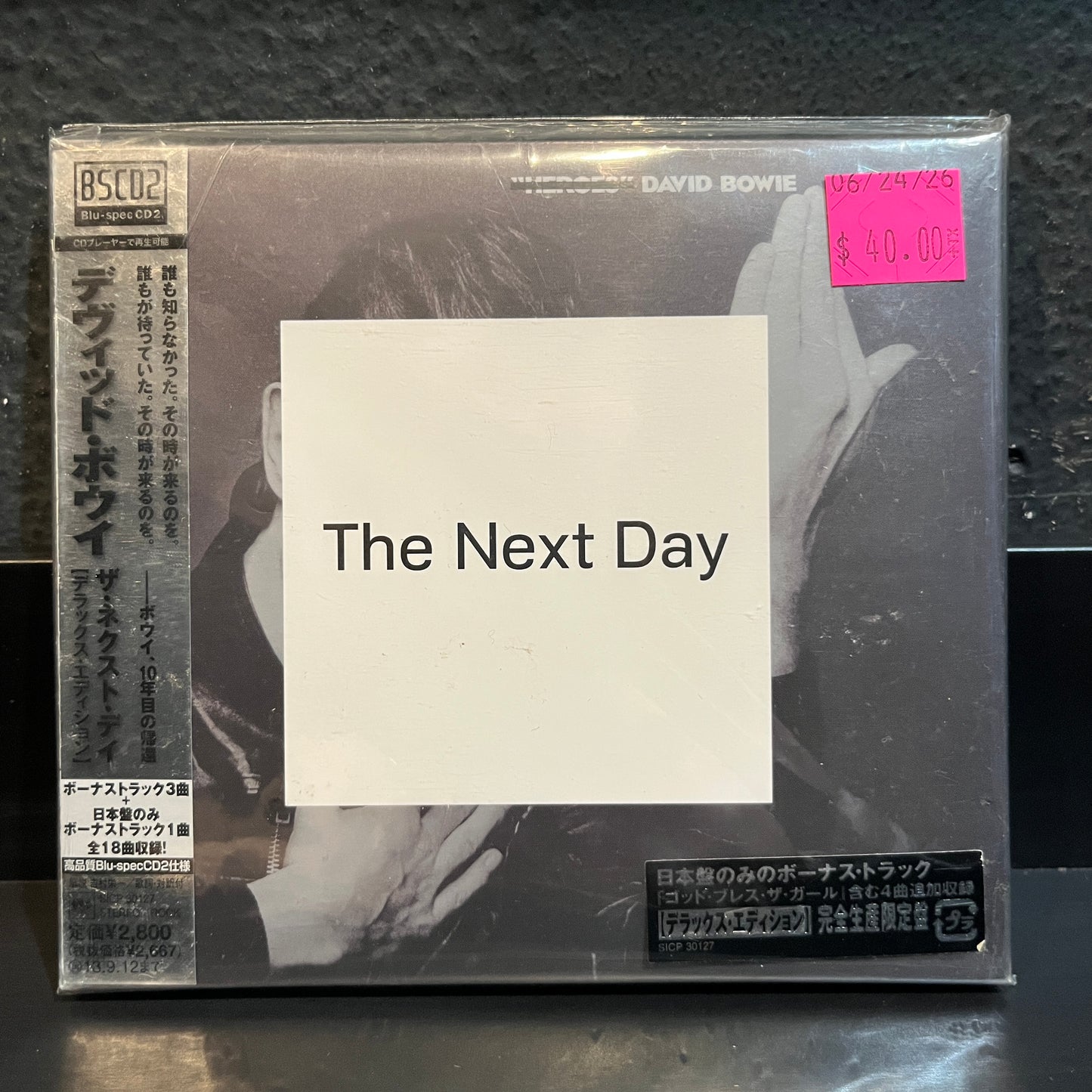 Used CD: David Bowie "The Next Day" CD (2013 Japanese Press w/ Bonus Tracks)
