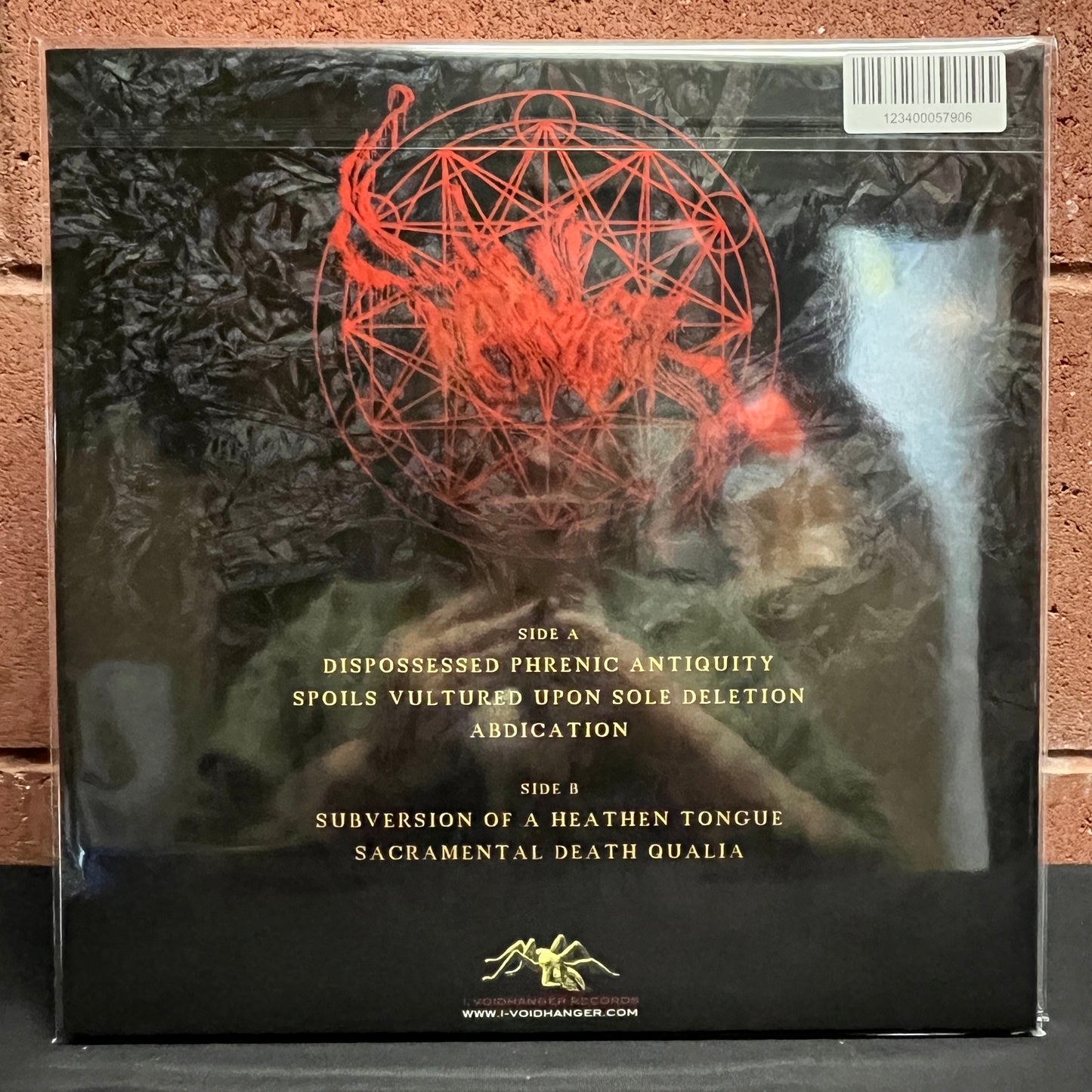 Used Vinyl: Haunter "Sacramental Death Qualia" LP (Clear blue vinyl)