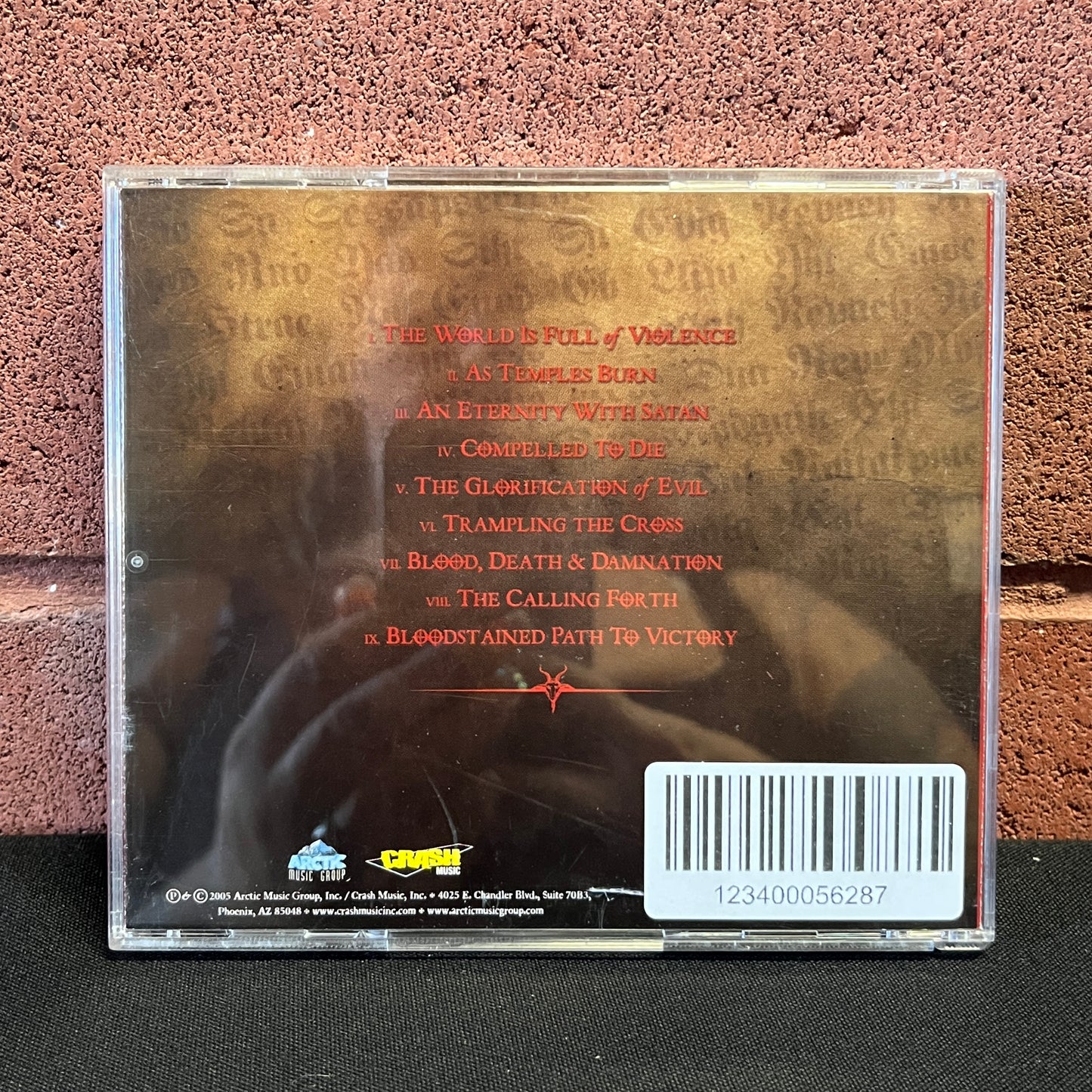 Used CD: Kult Ov Azazel "The World The Flesh & The Devil" CD