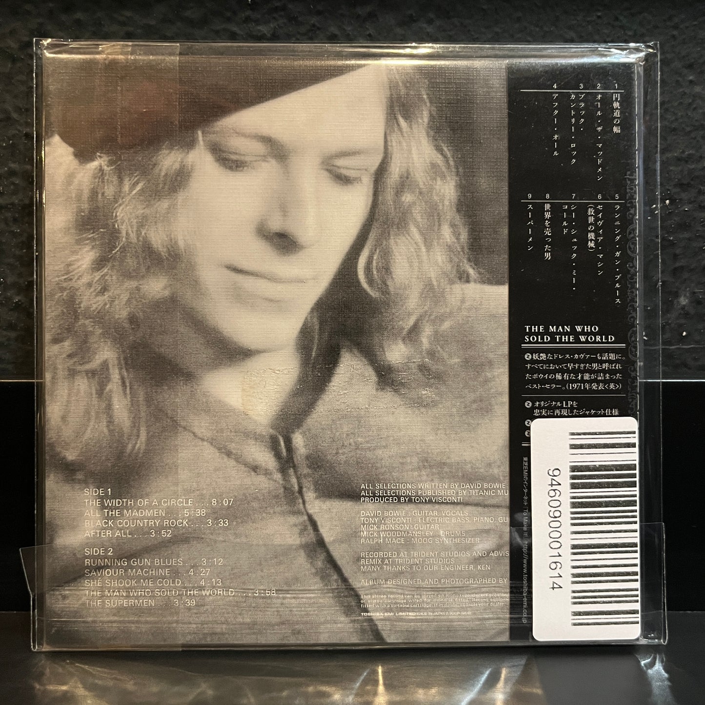 Used CD: David Bowie "The Man Who Sold The World" CD (2007 Japanese Mini Album Replica)