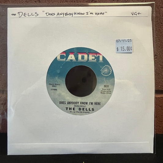 Used Vinyl: The Dells "Does Anybody Know I'm Here" 7"