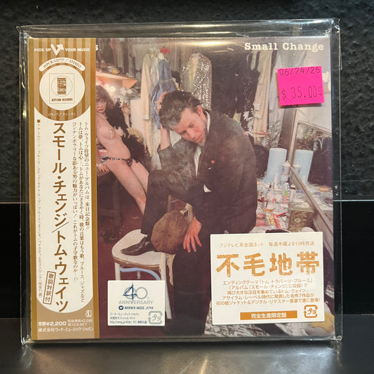 Used CD: Tom Waits "Small Change" CD (2010 Japanese Mini Album Replica in Shrink w/ Hype!)