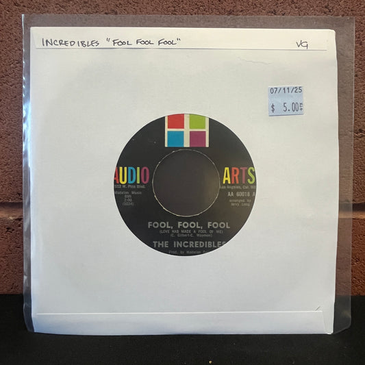 Used Vinyl: Incredibles "Fool Fool Fool" 7"