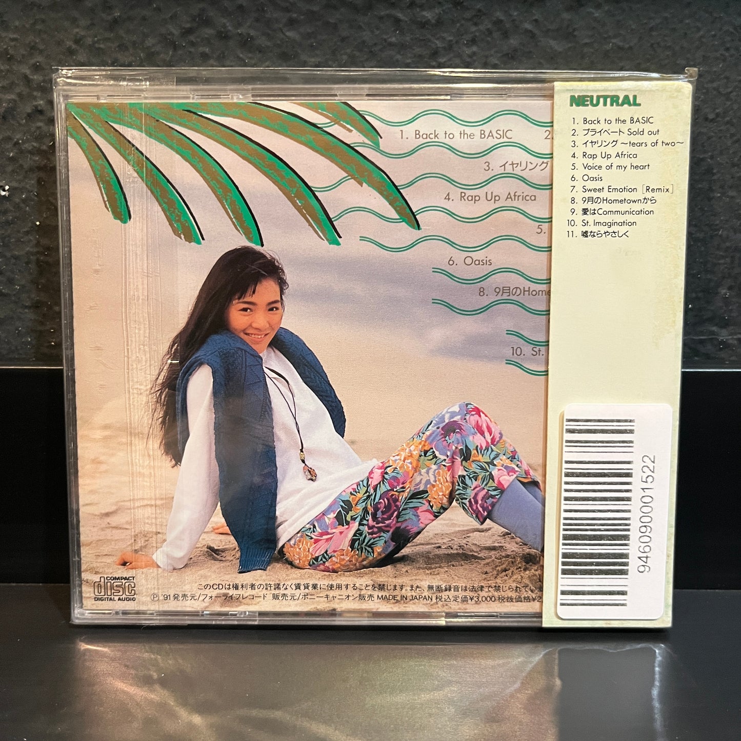 Used CD: Anri "Neutral" CD (1991 Japanese Press)