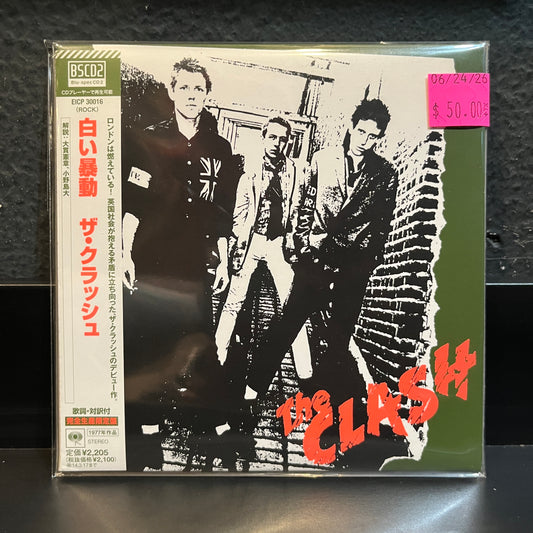 Used CD: The Clash "The Clash" CD (2013 Japanese Mini Album Replica)