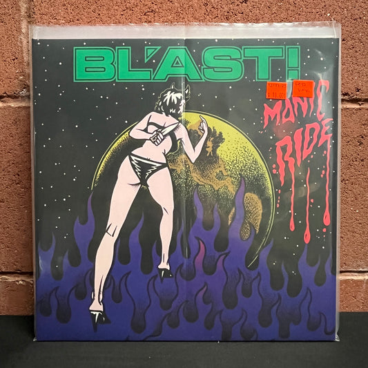 Used Vinyl: Bl'ast! "Manic Ride" LP (2023 press on Red vinyl)