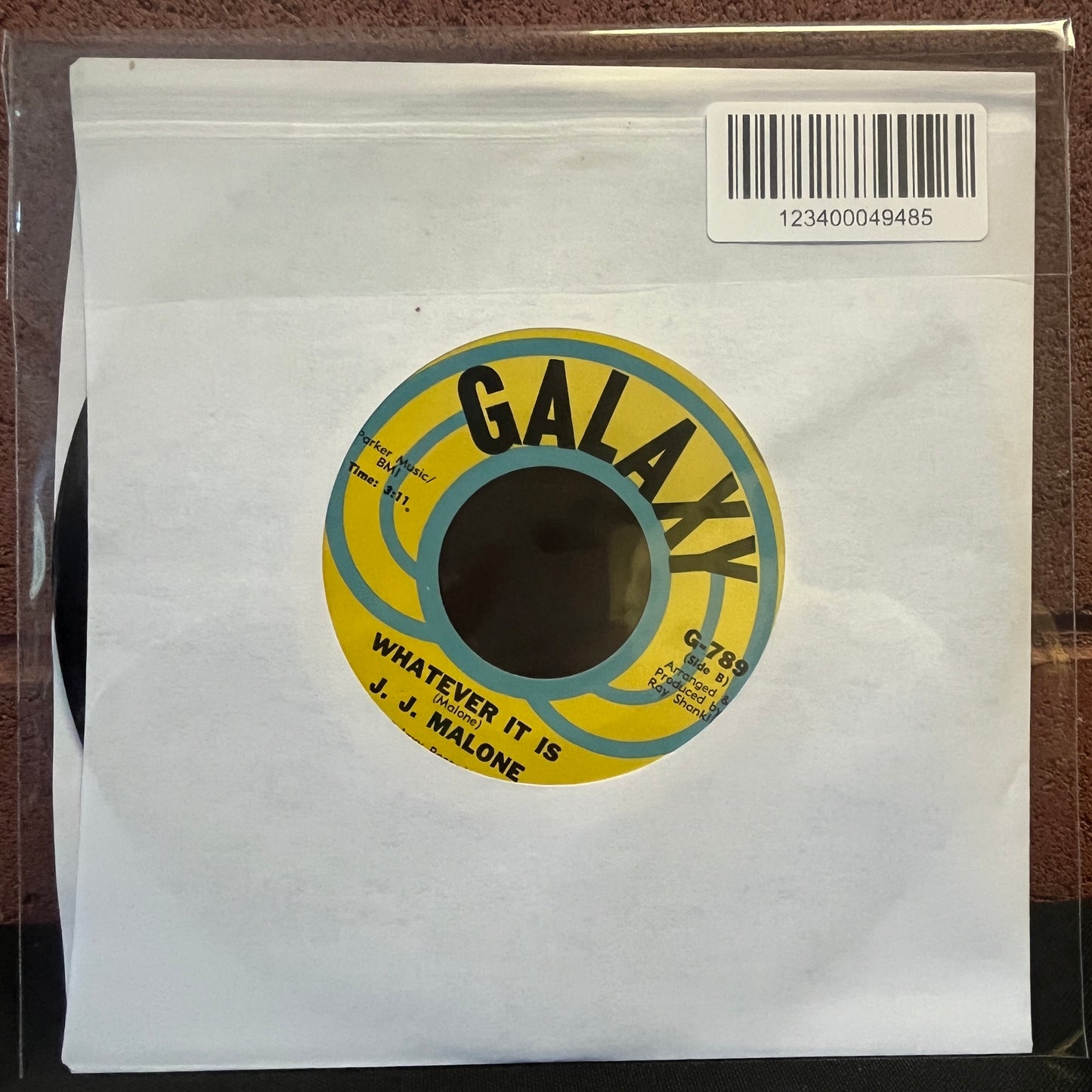 Used Vinyl: J.J. Malone "I'm So Glad / Whatever It Is" 7"