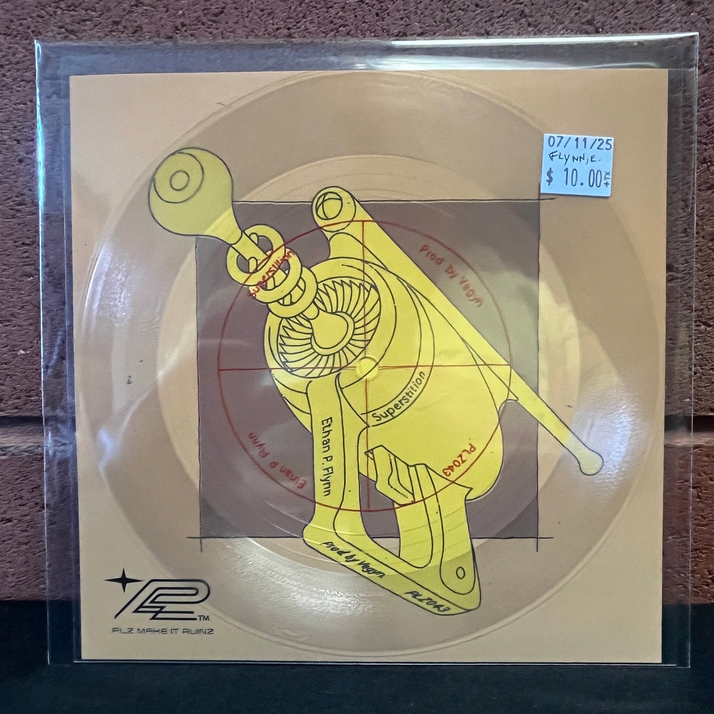 Used Vinyl: Ethan P. Flynn "Superstition" 7" Flexi