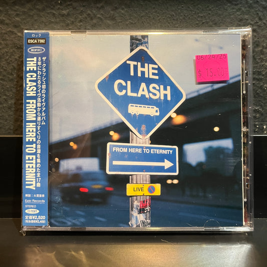 Used CD: The Clash "From Here To Eternity - Live" CD (1999 Japanese Press)