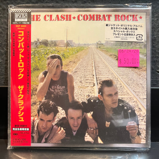 Used CD: The Clash "Combat Rock" CD (2013 Japanese Mini Album Replica in Shrink w/ Hype!)