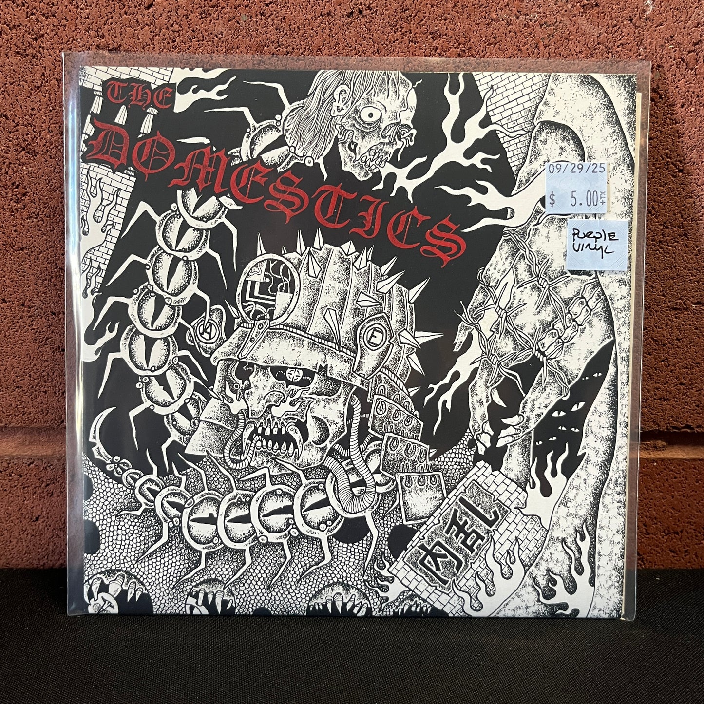 Used Vinyl: The Domestics / Wolfhour "Split" 7" (Purple Vinyl)