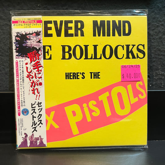 Used CD: Sex Pistols "Never Mind The Bollocks Here's The Sex Pistols" CD (2007 Japanese Mini Album Replica)