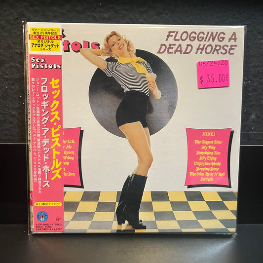 Used CD: Sex Pistols "Flogging A Dead Horse" CD (1999 Japanese Mini Album Replica)