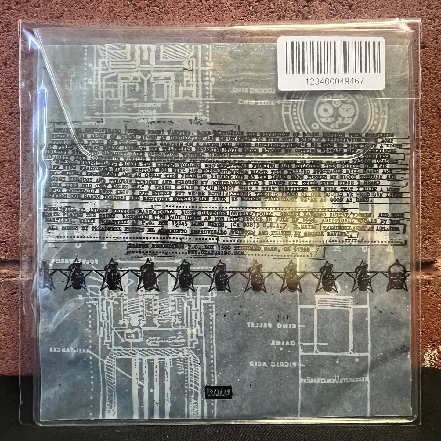 Used Vinyl: Treadwell "Bomb Diffusion" 7" (clear vinyl)