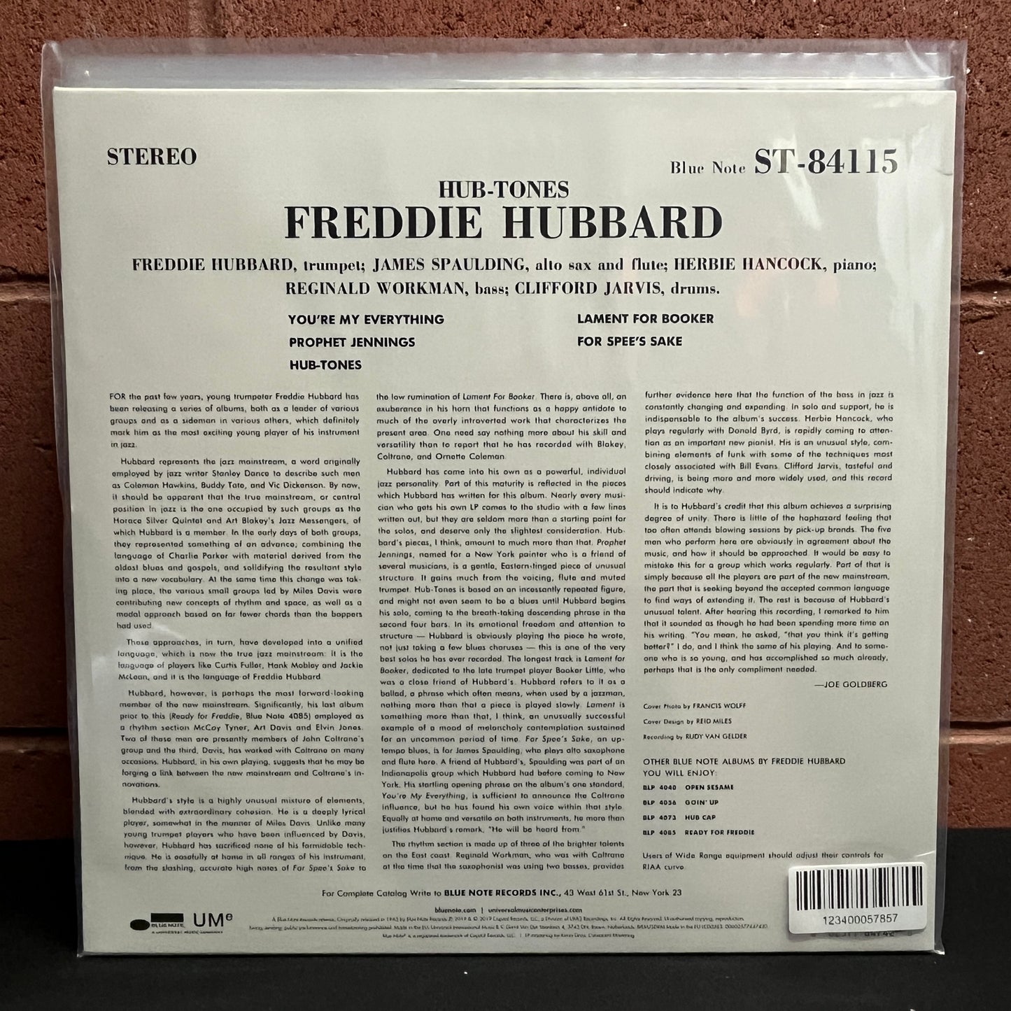Used Vinyl: Freddie Hubbard "Hub-Tones" LP (2019 Reissue, 180 Gram)
