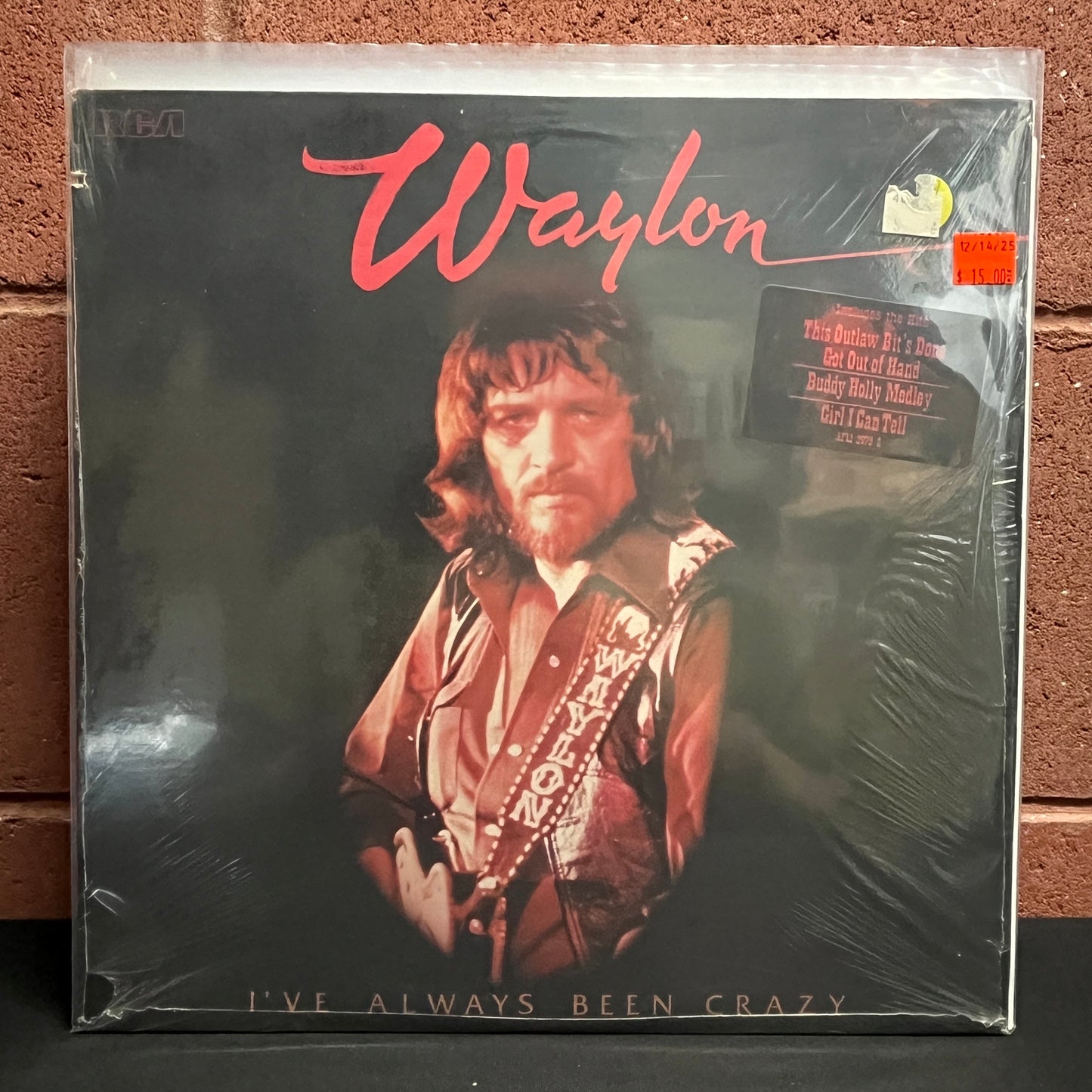 Used Vinyl: Waylon Jennings "I've Always Been Crazy" LP