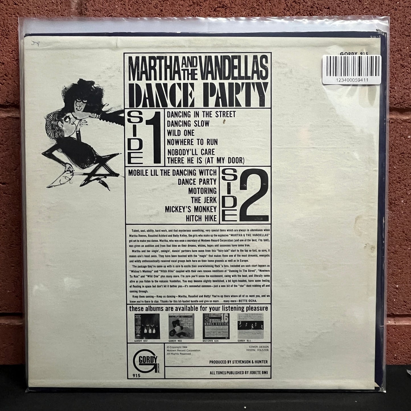 Used Vinyl: Martha And The Vandellas "Dance Party" LP (1965 Mono Press)