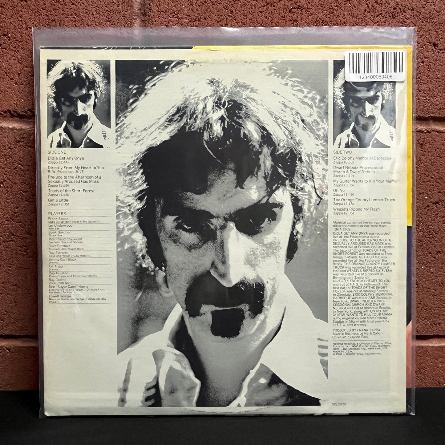 Used Vinyl: The Mothers Of Invention (Frank Zappa) "Weasels Ripped My Flesh" LP