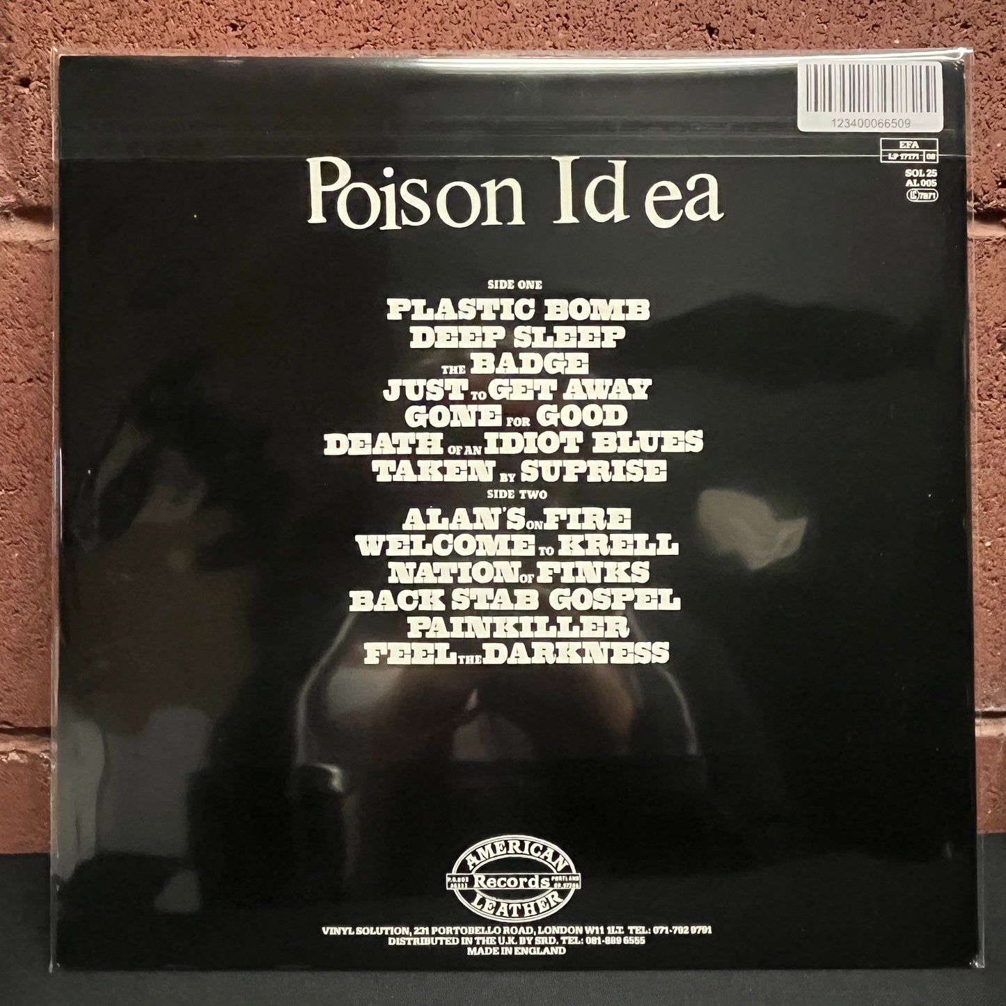 Used Vinyl: Poison Idea ‎"Feel The Darkness" LP (1990 UK Press)