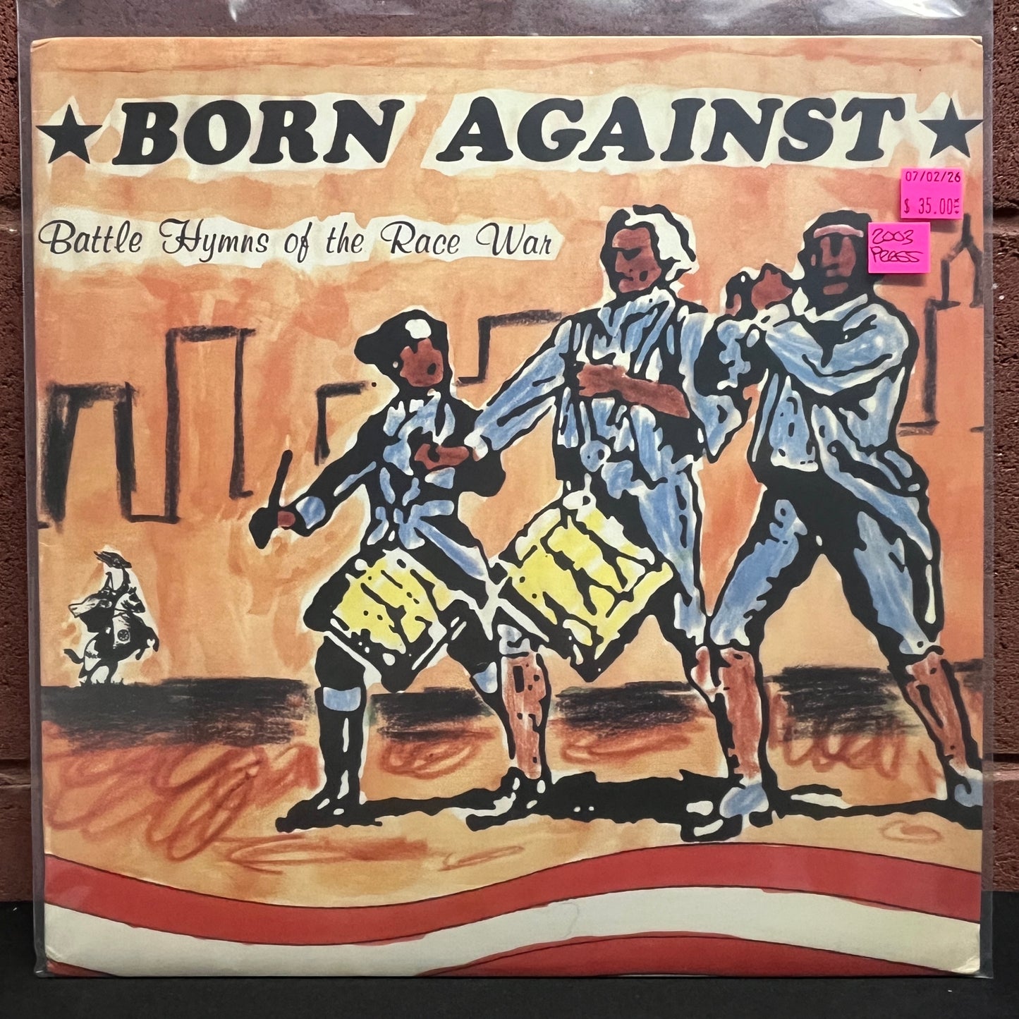 Used Vinyl: Born Against "Battle Hymns Of The Race War" LP (2003 Press)
