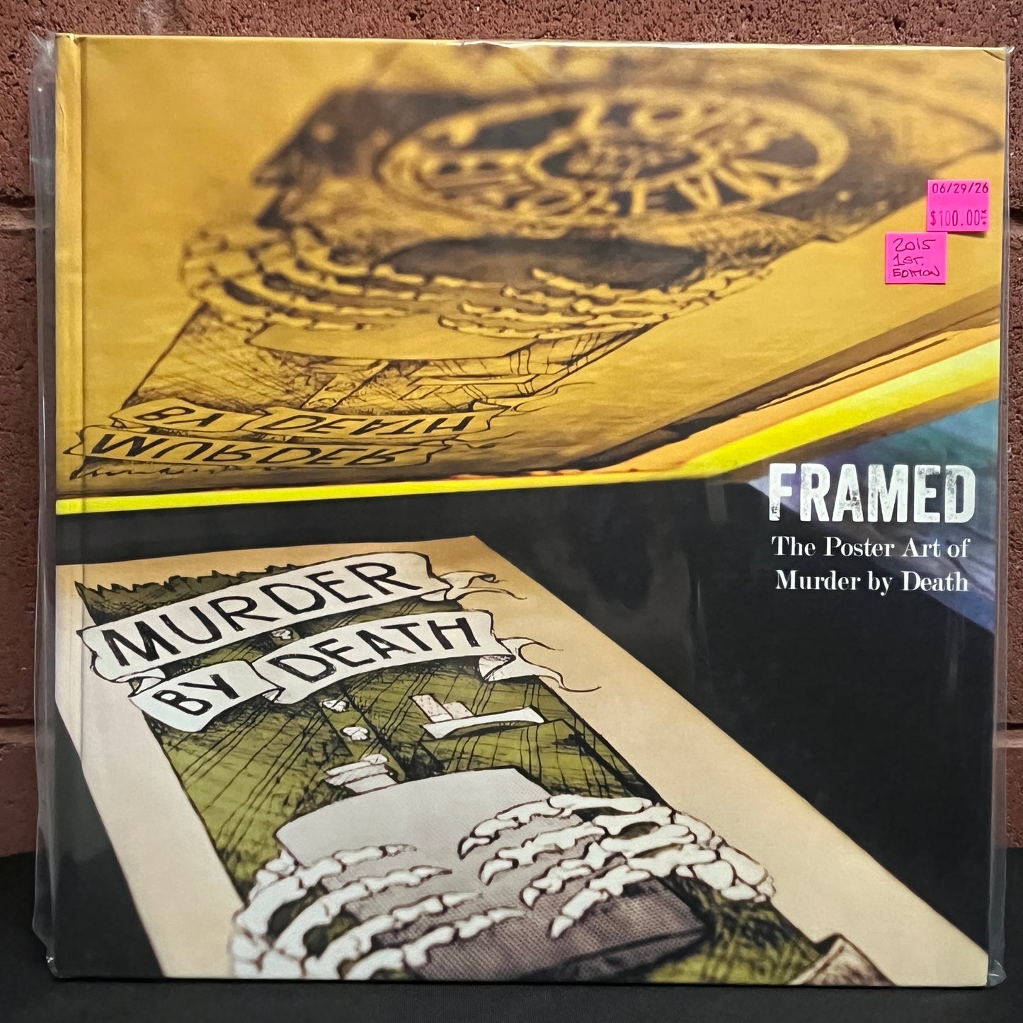 Used BOOK: "FRAMED - The Poster Art Of Murder By Death" Hardcover 1st Edition