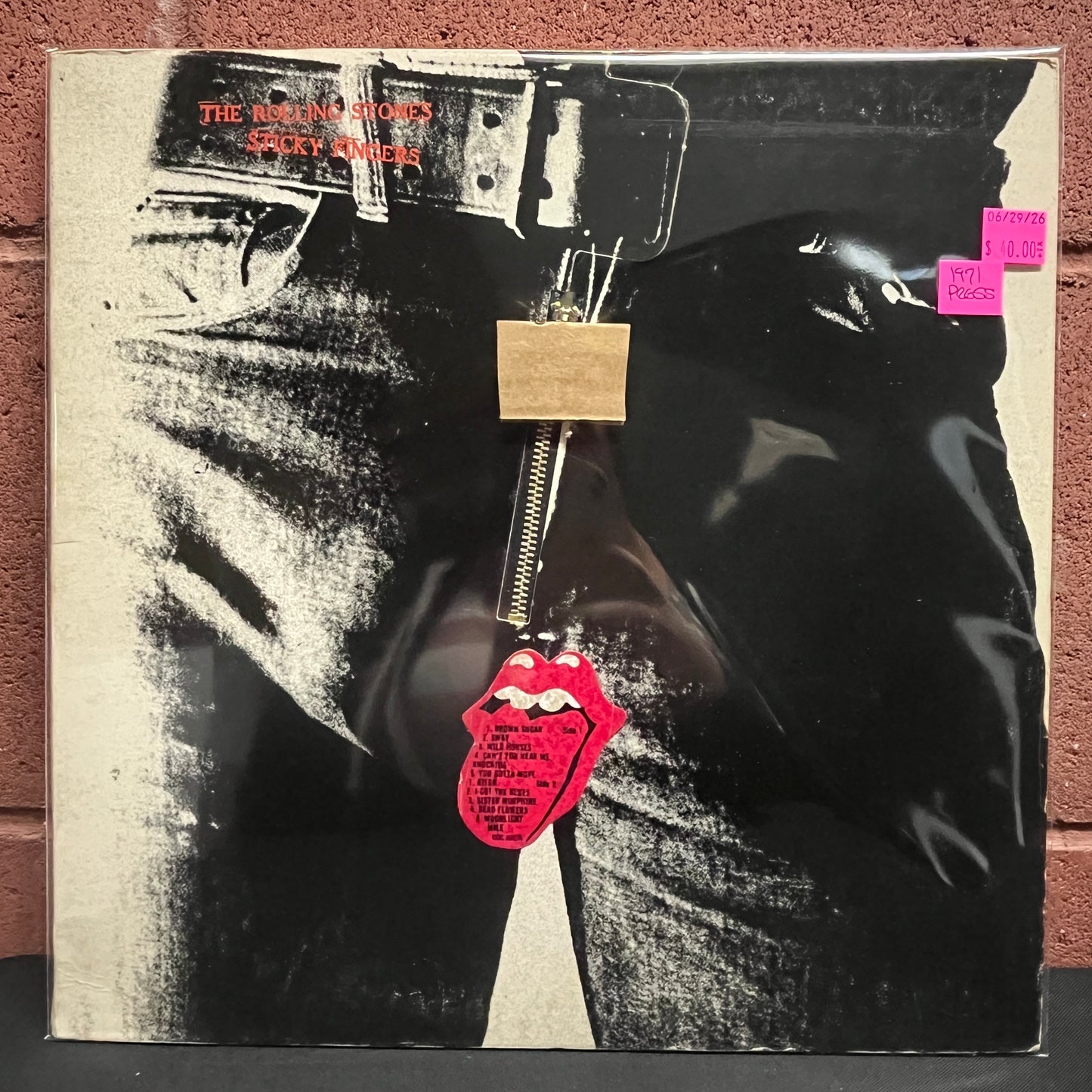 Used Vinyl: The Rolling Stones ‎"Sticky Fingers" LP (1971 Press w/Zipper+Hype)