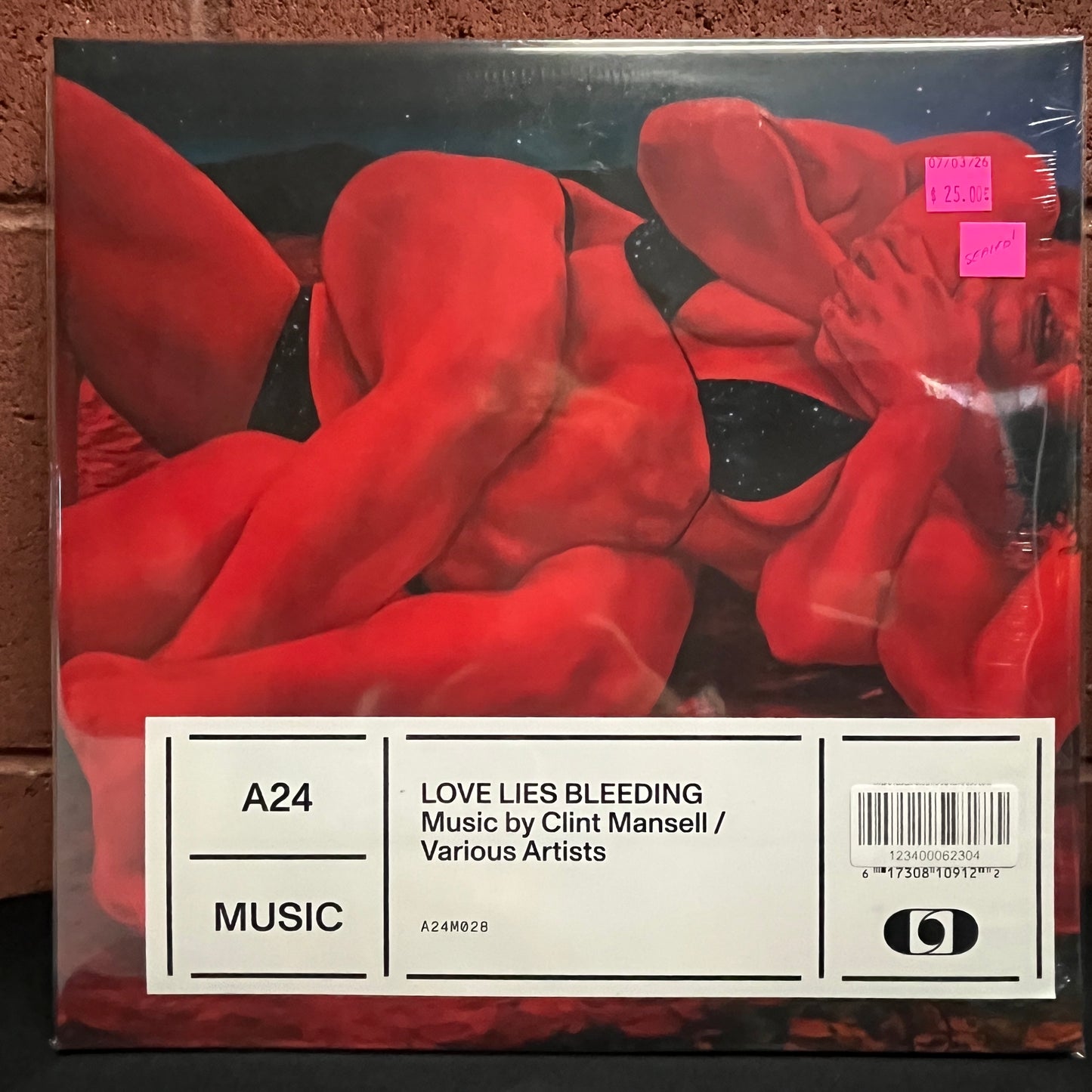 Used Vinyl: Clint Mansel / Various Artists "Love Lies Bleeding Original Motion Picture Soundtrack" 2xLP  (Sealed)
