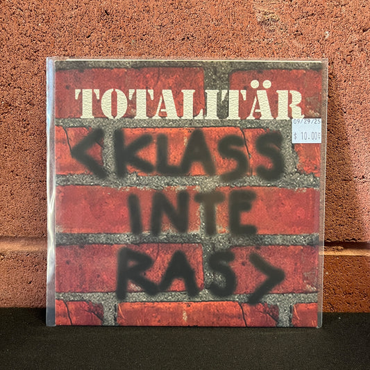 Used Vinyl: Totalitar ‎"Klass Inte Ras" 7"