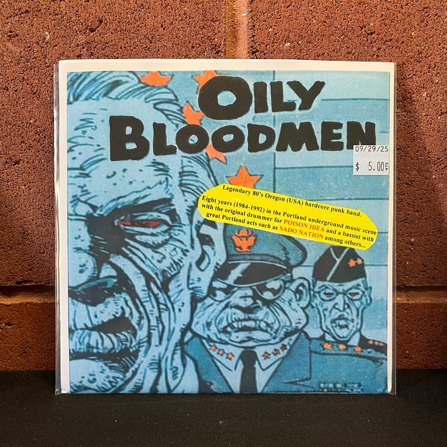 Used Vinyl: Oily Bloodmen "Hardcore Years" 7"
