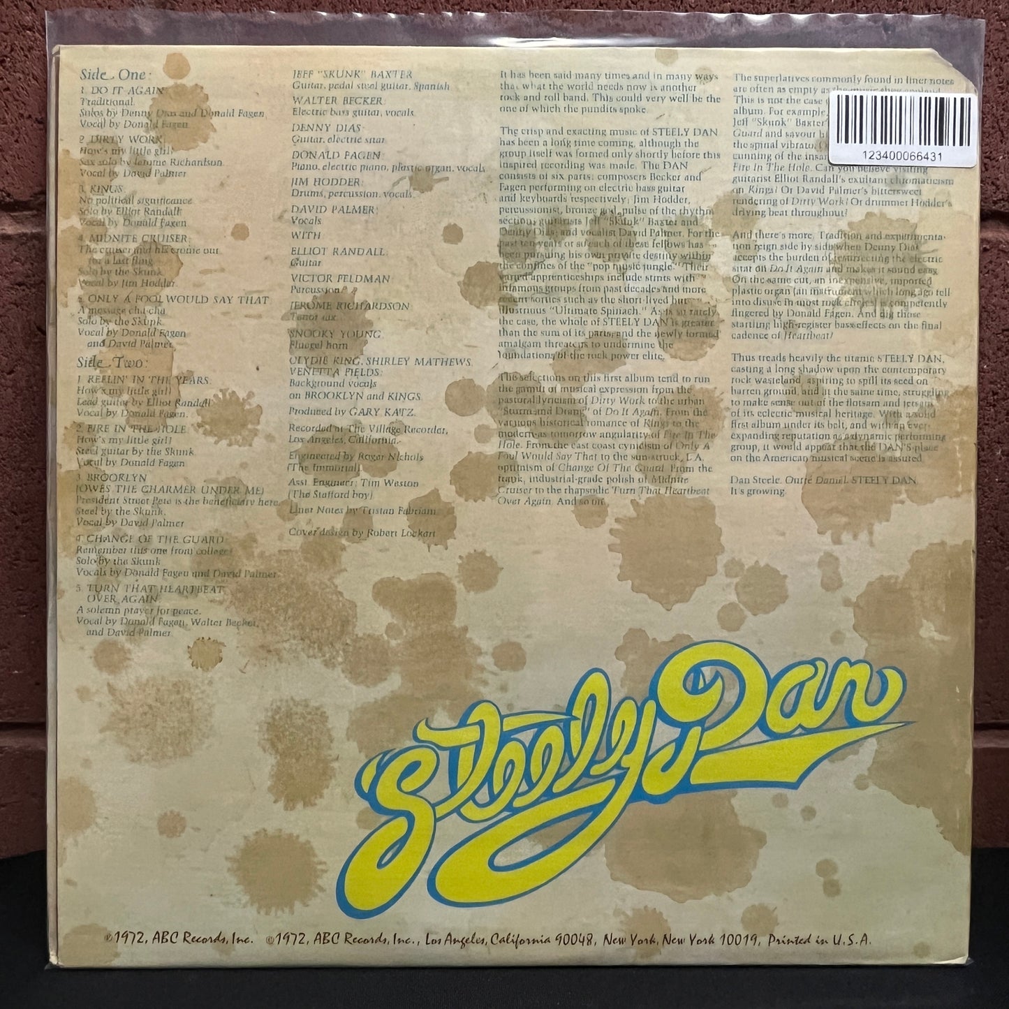 Used Vinyl: Steely Dan "Can't Buy A Thrill" LP (1972 Press)