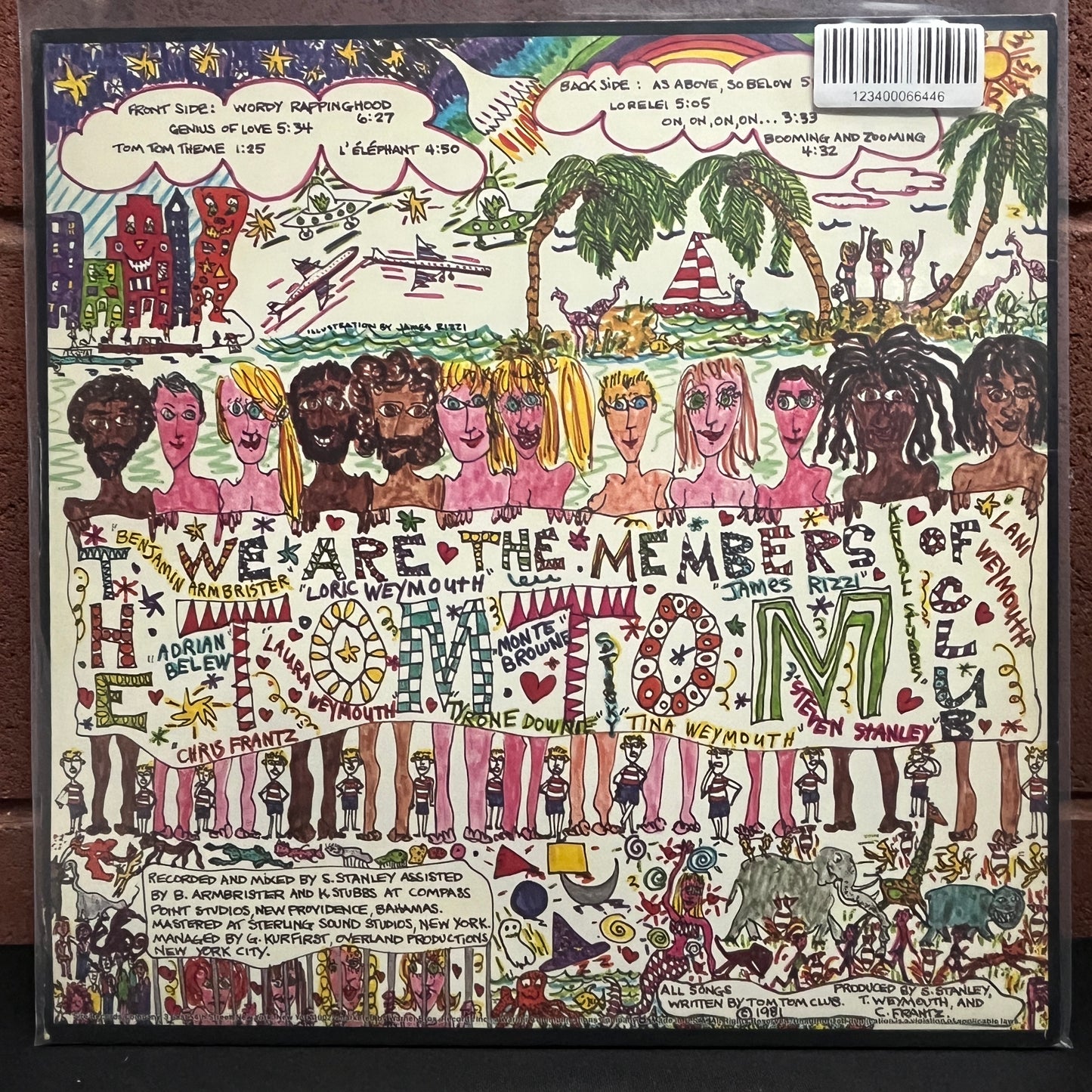 Used Vinyl: Tom Tom Club "S/T" LP (1981 Press)