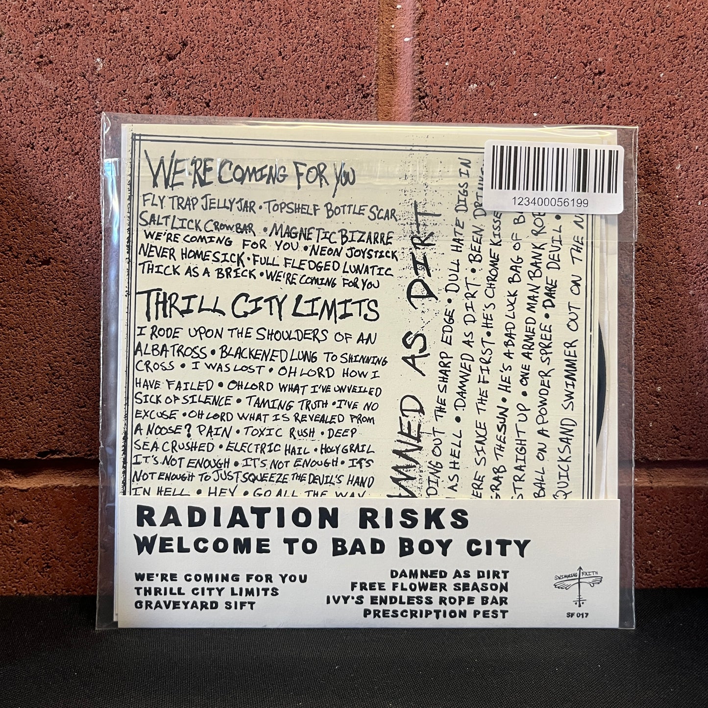 Used Vinyl: Radiation Risks "Welcome To Bad Boy City" 7"