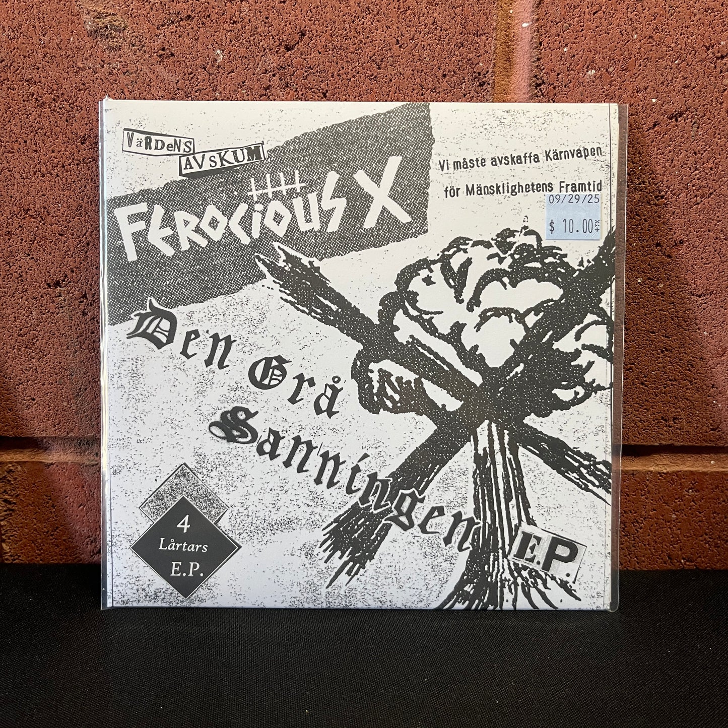 Used Vinyl: Ferocious X ‎"Den Grå Sanningen E.P." 7"