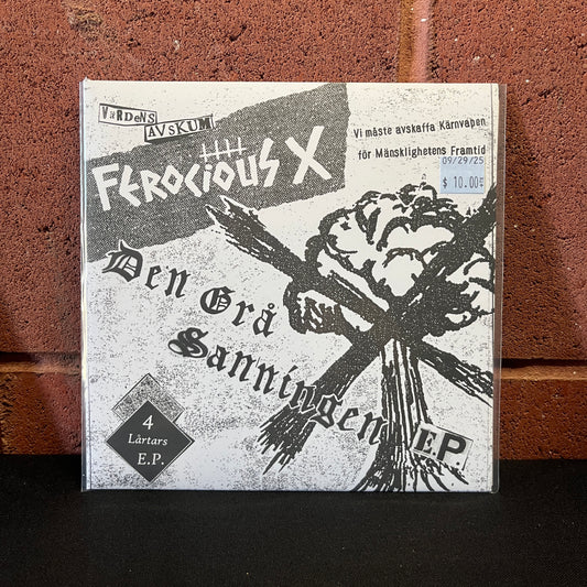 Used Vinyl: Ferocious X ‎"Den Grå Sanningen E.P." 7"