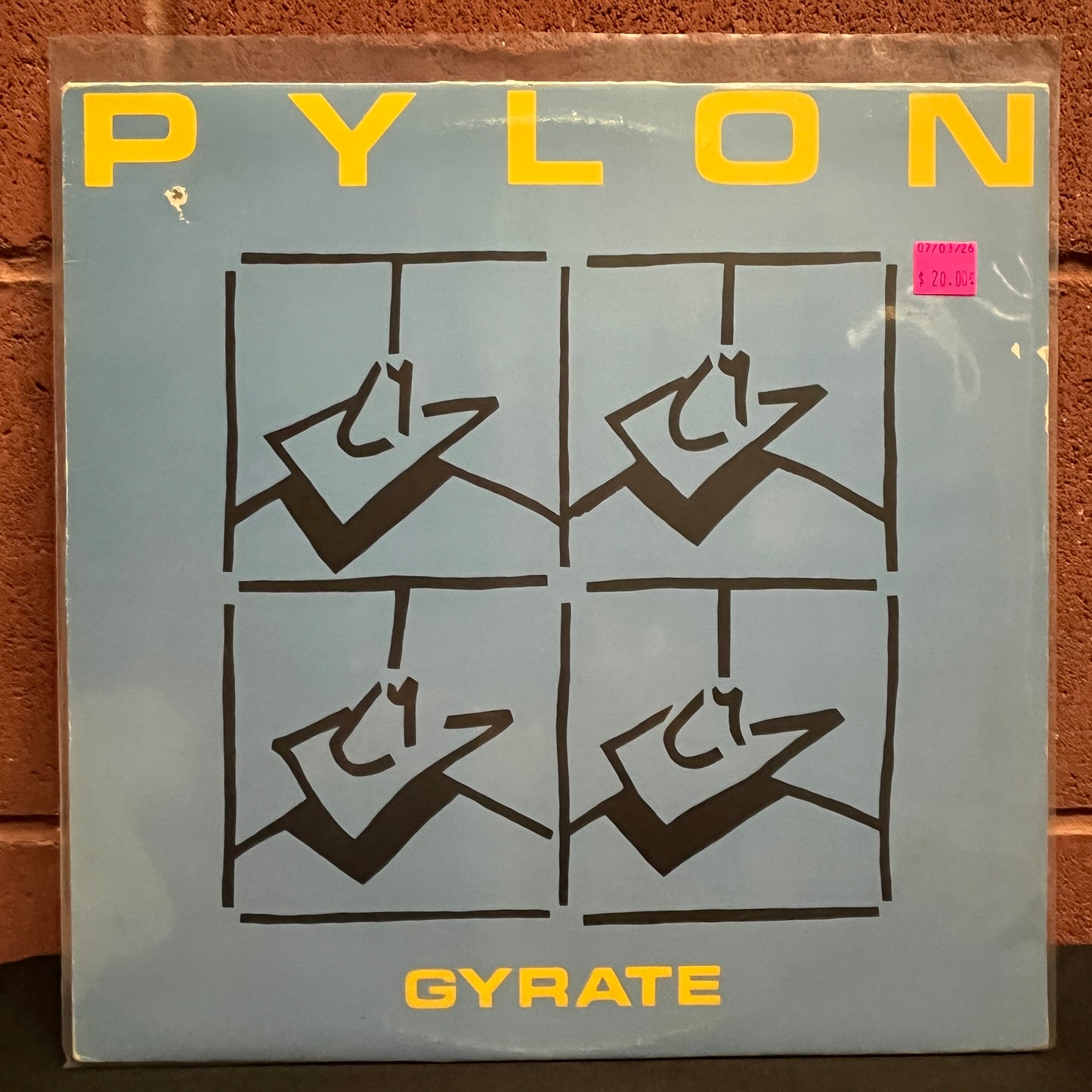 Used Vinyl: Pylon "Gyrate" LP (1980 Canadian Press)