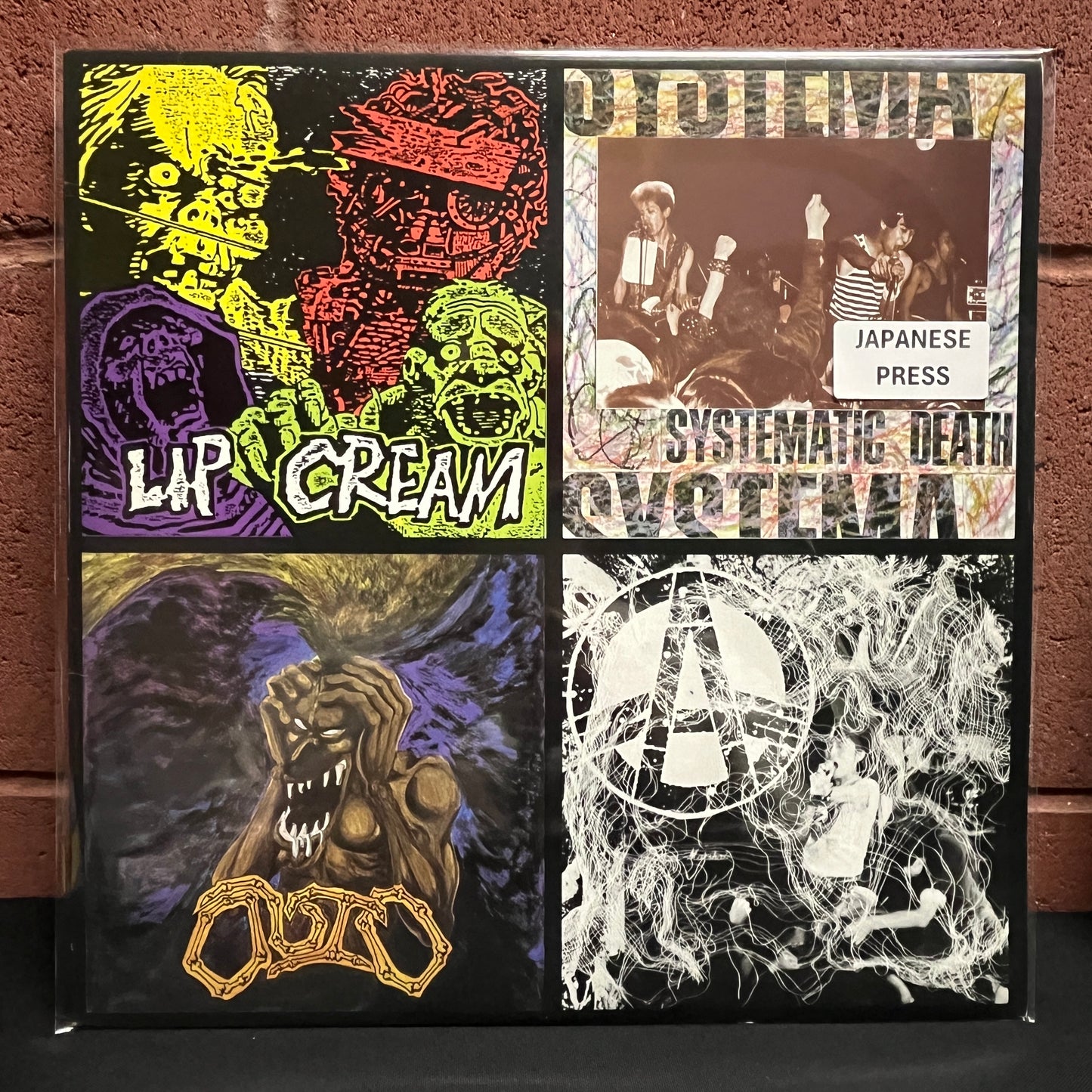 Used Vinyl: V/A "Thrash Til Death (Gauze, Lip Cream, Outo, Systematic Death)" LP (1st Japanese Press)