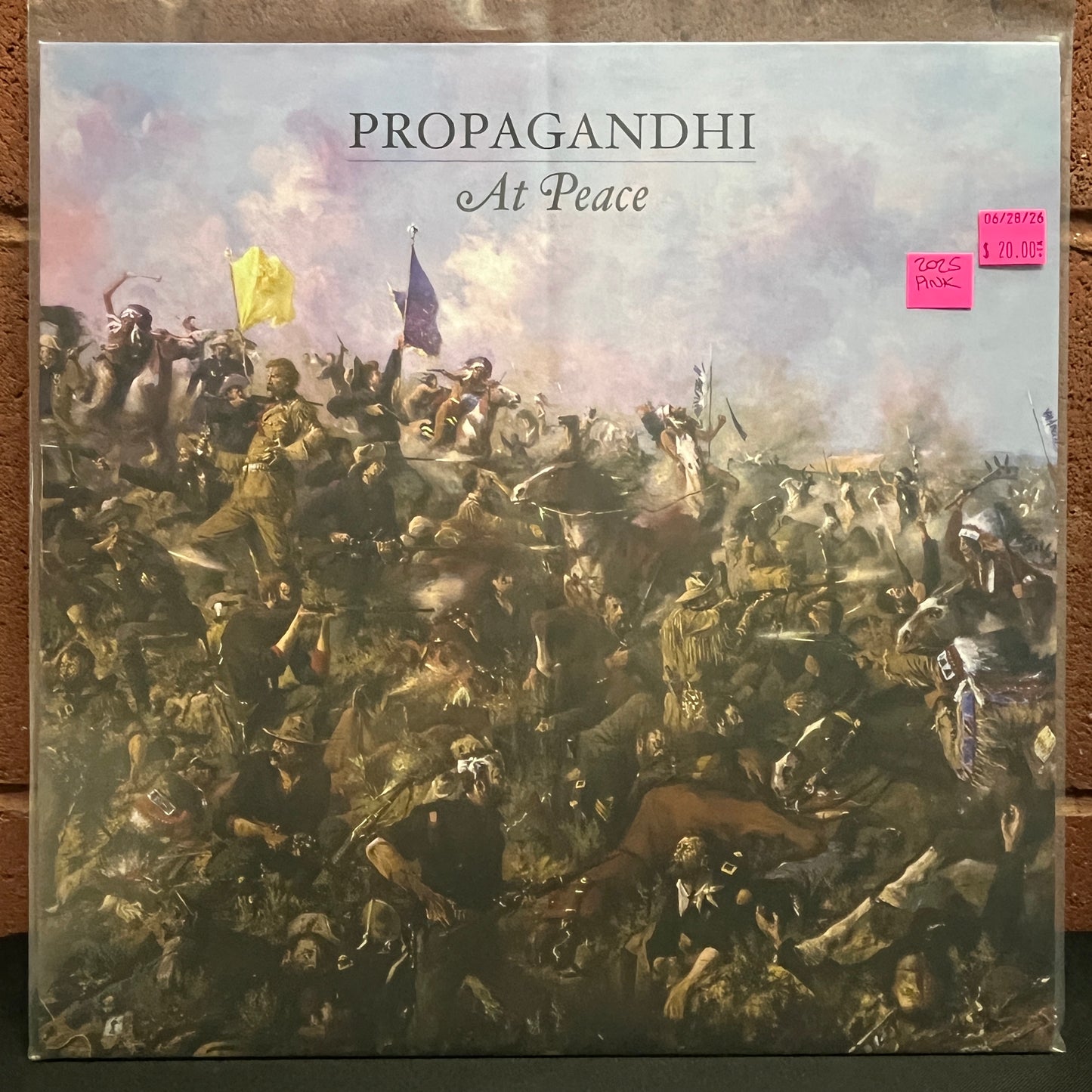 Used Vinyl: Propagandhi "At Peace" LP (2025 Press - Translucent Pink)