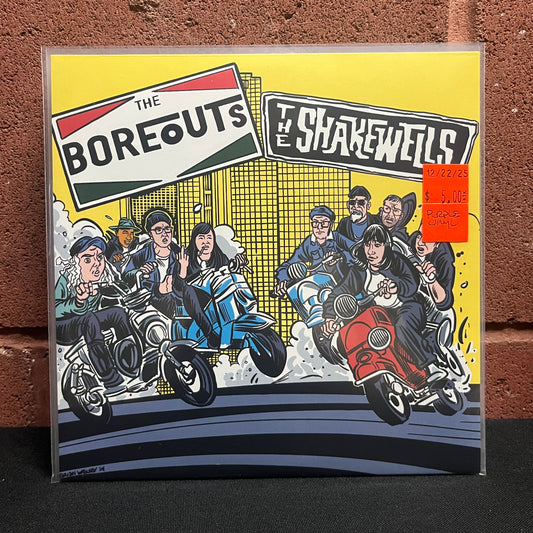 Used Vinyl: The Boreouts / The Shakewells "Split" 7" (Purple Vinyl)